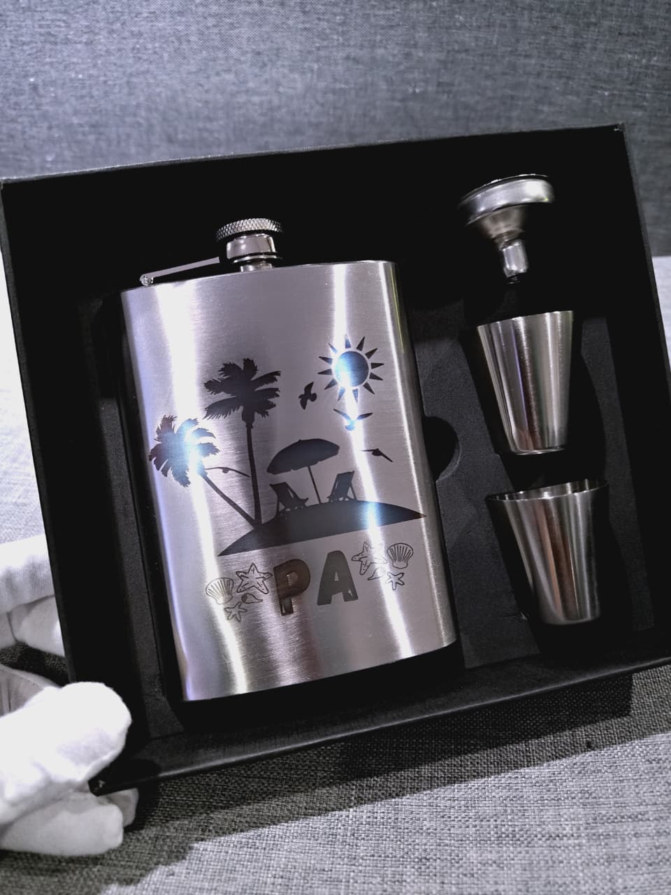 Patricia L. — leather laser engraving with precise Gravo parameters