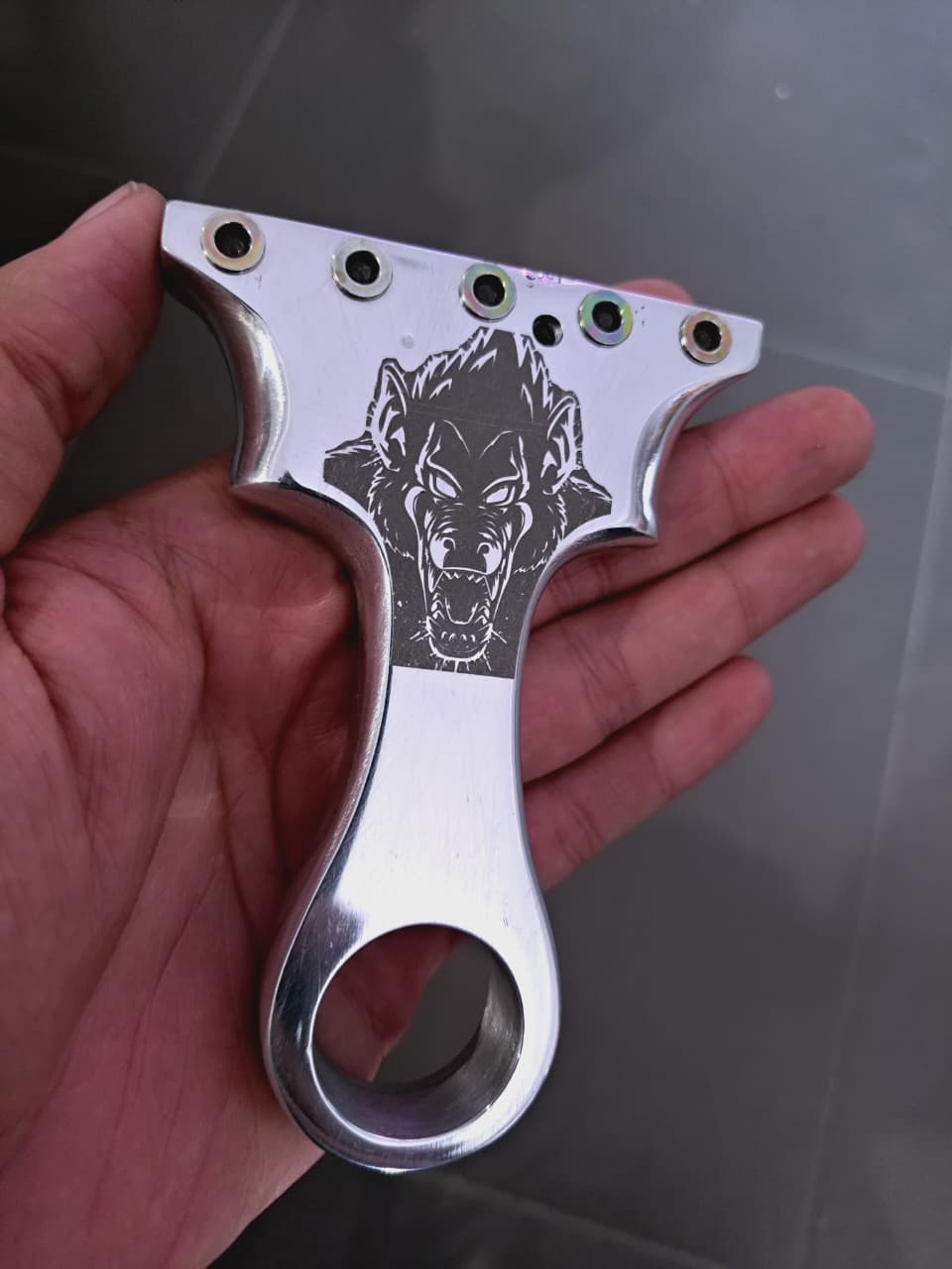 Roberto C. — custom steel art laser engraving using Gravo parameters